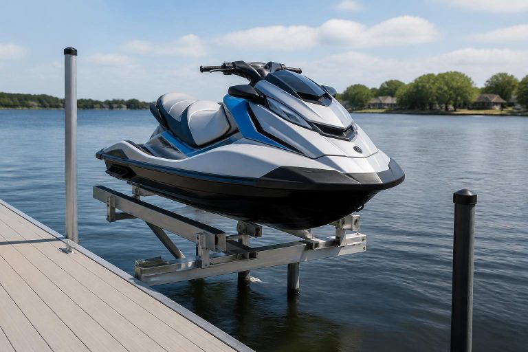 Jet Ski Lift Installation